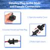 10 Gauge Trolling Motor Plug 2 Wire 12V-24V Compatible with Minn Kota Marine Boat Waterproof Trolling Motor Quick Connect (Plug-FM10) view 3