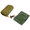 ALOEU Emergency Sleeping Bag Bivy Sack with Whistle Outdoor Survival Sleeping Bag Thermal Blanket for Camping Backpacking, green view 1