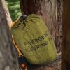 ALOEU Emergency Sleeping Bag Bivy Sack with Whistle Outdoor Survival Sleeping Bag Thermal Blanket for Camping Backpacking, green view 3