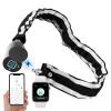 Dhiedas Fingerprint Bike Chain Lock, Bluetooth Bike Lock Waterproof Biometric Keyless Lock Heavy Duty Anti-Theft with 3.3 Feet Long Chain Lock for eBike Scooter Gate Ski Snowboard