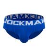 JOCKMAIL Mens Briefs Underwear Mens Cotton Briefs Moisture Wicking Underpants Soft Breathable Men Briefs (US, Alpha, Medium, Regular, Regular, Blue) view 1