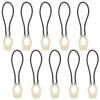 EXCEART 10pcs Zipper Pulls for Outdoor Gear Zipper for Luggage Clothing Backpacks and Projects Lightweight and Reusable view 1
