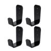 ALOEU 4 PCS Hockey Stick Display Holder Wall Mount, Golf Club Display Rack, Hockey Stick,for Horizontal Hanger for Home Wall
