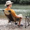 Lightweight Camping Chairs, Folding Chair, Stable Portable Compact, for Outdoor Camp, Travel, Beach, Picnic, Festival, Hiking (Color : A) view 2