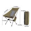 Lightweight Camping Chairs, Folding Chair, Stable Portable Compact, for Outdoor Camp, Travel, Beach, Picnic, Festival, Hiking (Color : A) view 3