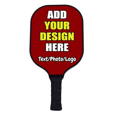 Zbgfjnx Custom Pickleballs Paddles, Lightweight Racquet and Comfort Grip, Add Your Photo/Text/Logo Customized Your First PaddlesDarkRed