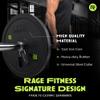 Olympic Bumper Plates, Rubber Formula With Steel Insert (10lb, 15lb, 25lb, 35lb, 45lb - SOLD INDIVIDUALLY), Olympic Weight Plates for Strength Training, Bench Press, Squats, Powerlifting view 2