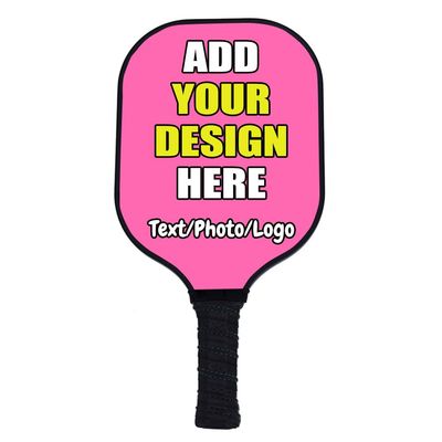 Zbgfjnx Customized Pickleballs Paddles, Personalized Pickle Ball Paddles with Comfort Grip Add Your Photo Logo Any Text, Custom RacketsHotPink