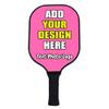 Zbgfjnx Customized Pickleballs Paddles, Personalized Pickle Ball Paddles with Comfort Grip Add Your Photo Logo Any Text, Custom RacketsHotPink view 1