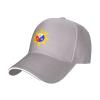 3 Stars and Sun Filipino Philippines Flag Baseball Cap Man Woman Adjustable Dad Hat Washable Snapback Hat Gray view 1