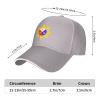3 Stars and Sun Filipino Philippines Flag Baseball Cap Man Woman Adjustable Dad Hat Washable Snapback Hat Gray view 4