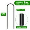 Trampoline Stakes U Shaped Anchors Heavy Duty Metal - Long Trampolines Ground Wind Stakes for Soccer Goals, Camping Tents, Garden Decoration (black-8pcs) view 2