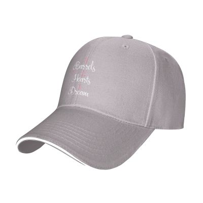 EIRAL Barrel Racing Horse 3 Barrels 2 Hearts 1 Dream Baseball Cap Mens Womans Adjustable Caps Washable Caps Gray