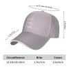 EIRAL Barrel Racing Horse 3 Barrels 2 Hearts 1 Dream Baseball Cap Mens Womans Adjustable Caps Washable Caps Gray view 4