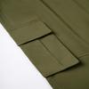 THWEI Cargo Pants for Men Casual Cotton Drawstring Lightweight Relaxed Fit Work Pants Multi Pockets Army Green S view 4