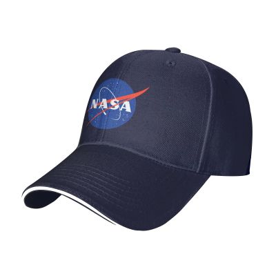 EIRAL NASA Logo Baseball Cap Man's Woman's Adjustable Sun Hat Washable Sun Hat Navy Blue