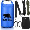 Foilswirl 1 Set Bear Food Bag for Camping Ultralight Food Hanging System Includes Waterproof Bear Bag, Nylon Ropes, Hooks for Camping Backpacking(10 L,Blue) view 1