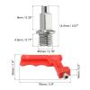 PATIKIL Track Spikes,16 Pack Steel High Jump Spikes Replacement Track and Field Running Spikes Cleats with Spike Wrench for Plastic Track Short Running Jumping Sprint Sports, Silver view 2