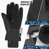 AMYIPO Kids Winter Snow Ski Gloves Children Snowboard Gloves for Boys Girls (B - Black, 3-4 Years) view 2