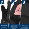 AMYIPO Kids Winter Snow Ski Gloves Children Snowboard Gloves for Boys Girls (B - Black, 3-4 Years) view 3