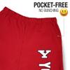 Youngstown State University Officially Licensed Apparel - Team Color Jogger Sweatpants, Red, Small view 3