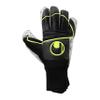 uhlsport Supergrip+ Flex Frame Carbon Goalkeeper Gloves Size 11, Black view 1