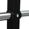 Dumbbell Rack Weight Plate Rack with 4 Universal Wheels,1100lbs Thickened Q235 Steel Vertical Bar Rack Organizer with Steel Frame,Barbell Weight Plate Rack Weight Rack for Home Gym(A) view 3