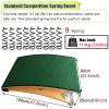 HDYZJQ Kids Gymnastics Springboard for Vault, Heavy Duty Green Spring Boards Gymnastics, Pro Curved Spring Board with Steel Spring & Jump Pad, Anti-Skid Springboard, Durable(9 Springs 120x60x26cm) view 2