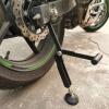 Foldable Universal Motorcycle Wheel Lifter Outdoor Portable Motor Support Frame Device Motorbike Jack Repair Maintenance Tool view 4
