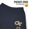Georgia Tech Officially Licensed Apparel - Team Color Jogger Sweatpants, Navy, XX-Large view 3