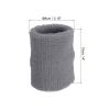 PATIKIL Sports Wristbands 8x10cm, 6 Pack Athletic Cotton Terry Cloth Absorbent Wrist Sweatband for Tennis Basketball Working Out Running, Gray view 2