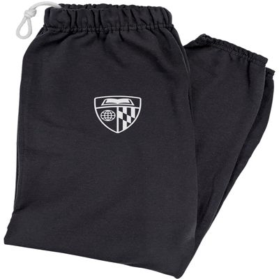 LOGOVISION Johns Hopkins University School Logo Mens Jogger Sweatpants, Black, Medium
