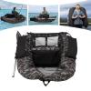 Modern Outdoor Fishing Boat, Portable Outdoor Fishing Boat with Adjustable Shoulder Straps, Load Capacity 286.6 lbs for Fishing, Rafting, Exploring view 4