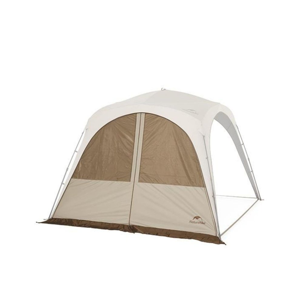 Naturehike Camping Canopy Tent - UPF12500 PU5000+ Waterproof Family Instant Tent, 4-6 Person Pop up Tents for Trip, Sun Shelter for Sporting Events, Outdoor Activities (Door Curtain, Large)
