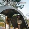 Naturehike Camping Canopy Tent - UPF12500 PU5000+ Waterproof Family Instant Tent, 4-6 Person Pop up Tents for Trip, Sun Shelter for Sporting Events, Outdoor Activities (Door Curtain, Large) view 3