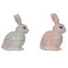 LiuliuBull Rabbit Bejeweled Trinket Box, Necklace, Ring Holder, Collectible Figurine, Hinged Jewelry Container, Easter Gift (Color : White) view 3