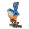 LiuliuBull Blue Bird Trinket Box, Enameled Figurine, Collectible Jewelry Container, Ring Holder, Home Decor view 2