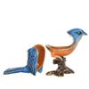LiuliuBull Blue Bird Trinket Box, Enameled Figurine, Collectible Jewelry Container, Ring Holder, Home Decor view 3