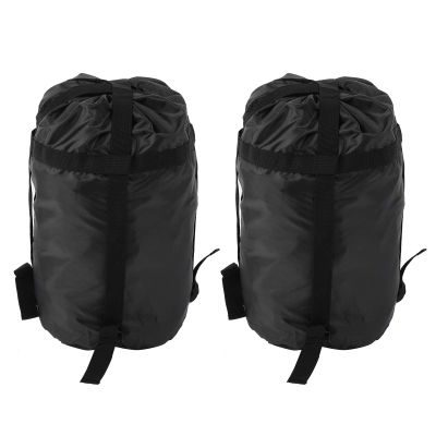 Pilipane Compression Stuff Sack, 2Pcs Outdoor Camping Sleeping Bag and Sleeping Bag Compression Sack Travel Adult Compression Storage Bag, Great Sleeping Bags Clothes Camping Hiking Backpacking