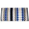EQUIGEAR Western Ranch Horse Saddle Blanket New Zealand Wool Western Design Handmade Saddle Blanket Top Wool Pad Sensor Flex (Customization Available) ZB-034 (34" x 34") view 1