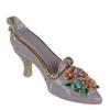 LiuliuBull Enamel Trinket & Jewelry Box with Crystals Bejeweled Ladies High Heel Shoe Design (Color : Purple) view 1