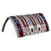 EQUIGEAR Western Ranch Horse Saddle Blanket New Zealand Wool Western Design Handmade Saddle Blanket Top Wool Pad Sensor Flex (Customization Available) ZB-040 (36" x 42") view 2