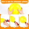 AMOR PRESENT 8PCS Inflatable Playground Balls, 8.5Inch Bouncing Sensory Balls with Hand Air Pump, for Kids Birthday Parties view 3
