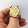 guancrown 2024 Fantasy Football Championship Trophy Ring Award Prize Sports Winner FFL Champion Ring (size 11, Clear stones) view 2