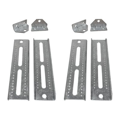 A.A 10" Galvanized Swivel and Top Bunk Bolster Bracket for Boat Trailer, Heavy Duty (4 Pack)
