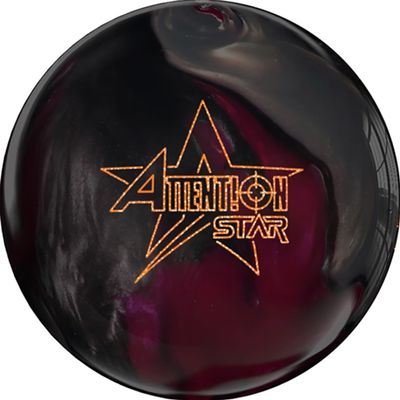Bowlerstore Products Roto Grip PRE-DRILLED Attention Star Bowling Ball - Berry/Silver/Iron 13 lb