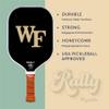 Rally Republic Officially Licensed Collegiate Pickleball Paddle - USA Pickleball Association Approved Racket - Lightweight Honeycomb Core, Carbon Fiber Exterior, Premium Leather Grip for Comfort view 4