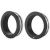 ALOEU BB30 to Converter Bottom Bracket Conversion Adapter Ring 42mm, Black & silver view 1