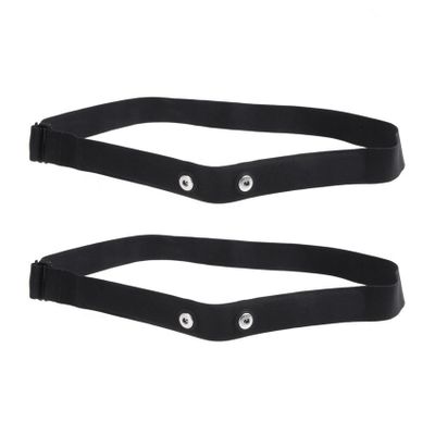 ALOEU 2Pcs Elastic Heart Rate Chest Strap Bands for Geonaute Heart Rate Sensor Chest Belt