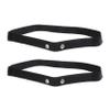 ALOEU 2Pcs Elastic Heart Rate Chest Strap Bands for Geonaute Heart Rate Sensor Chest Belt